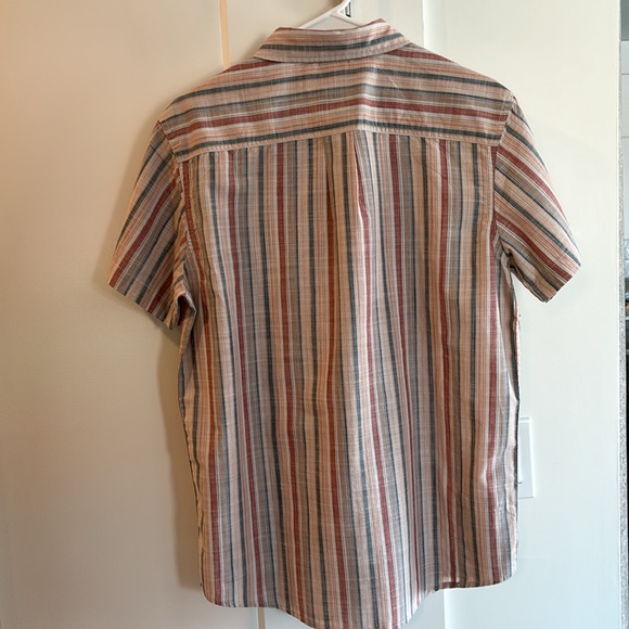 PrAna short sleeved striped shirt - men's size S - Picture 4 of 9